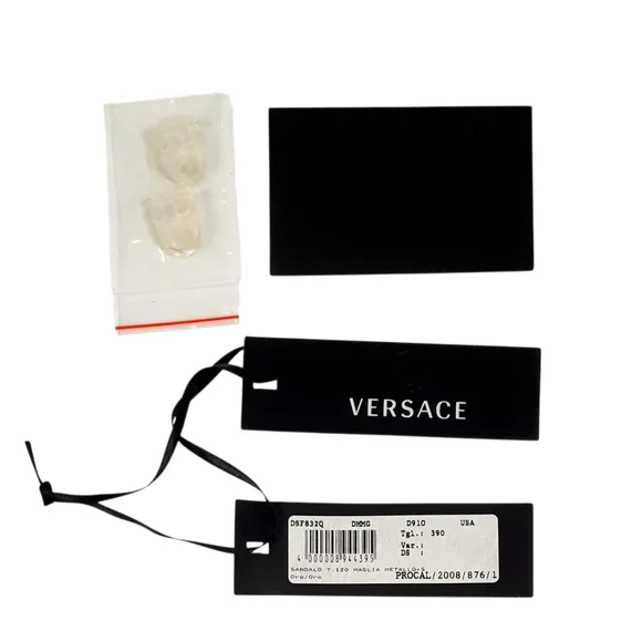 vintage Versace purple high-heeled sandals with an ankle strap. SZ 37.5EU/7.5US - Picture 6 of 9